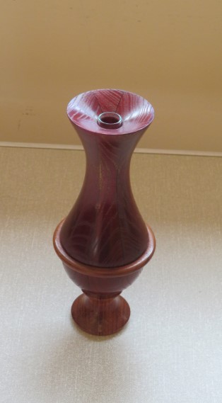 Segmented bud vase by Chris Withall